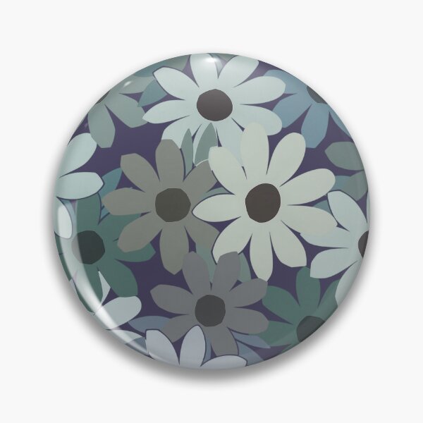 Item preview, Scandinavian Blue Floral Pattern – Nordic Calm Flower Design designed and sold by ScanMood.