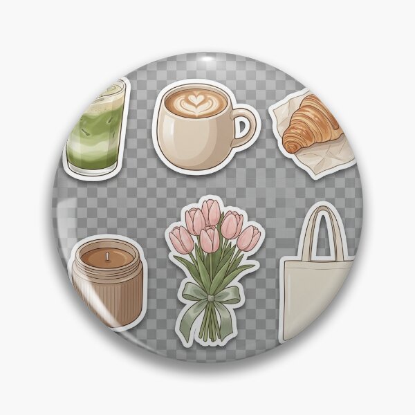 Item preview, Matcha Café Aesthetic Stickers designed and sold by Shopichics.