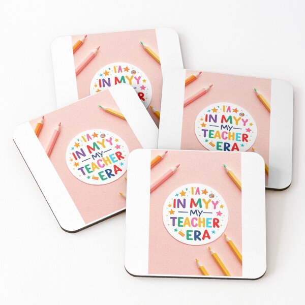 Item preview, Education - Teacher slogan, Joyful school stationery aesthetics designed and sold by Reverso-Design.