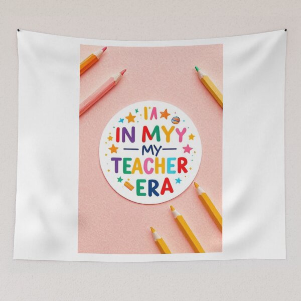 Item preview, Education - Teacher slogan, Joyful school stationery aesthetics designed and sold by Reverso-Design.