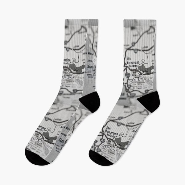 Item preview, Los Angeles City Map Black and White Vintage designed and sold by WanderingLife.