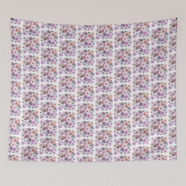 Item preview, Scandinavian Pink Floral Pattern – Soft Nordic Flower Design designed and sold by ScanMood.