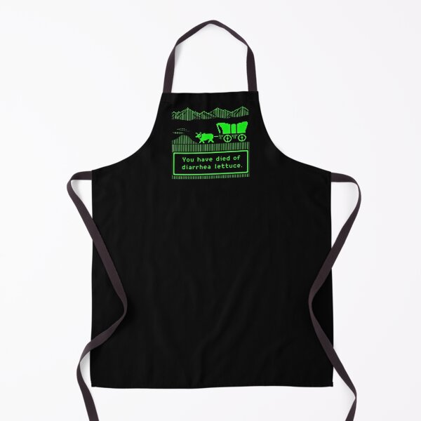 Item preview, You Have Died of Diarrhea Lettuce Retro Game Tribute designed and sold by RahniNM.