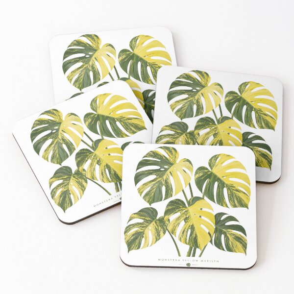 Item preview, Monstera Yellow Marilyn Botanical Wall Art designed and sold by Mikena1996.
