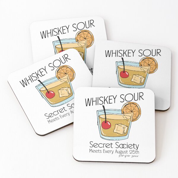 Item preview, Whiskey Sour Secret Society designed and sold by HolidayBug.