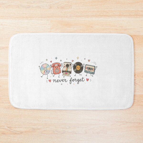 Item preview, Cute Retro Vinyl Sublimation Design Never Forget designed and sold by Gbriel3.