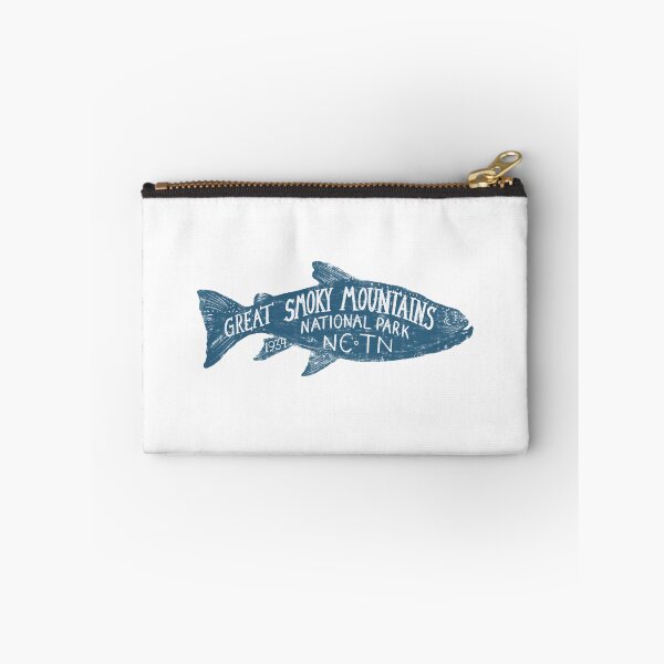 Item preview, Great Smoky Mountains National Park Trout Label designed and sold by John Morris Illustration.