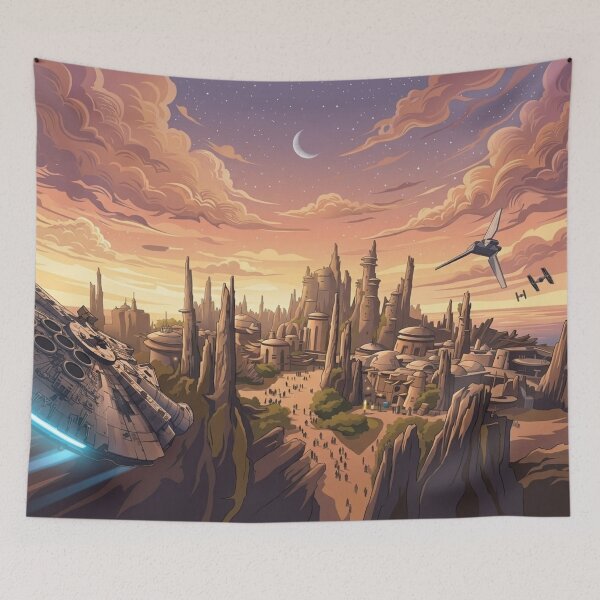 Item preview, Beautiful Planetary Landscape Movie Inspired designed and sold by mazyoy.