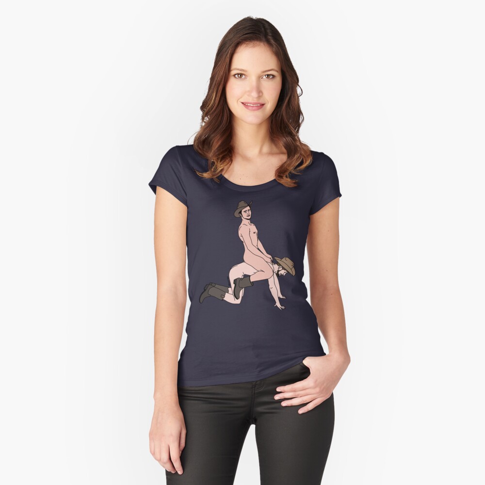 Ride Him Cowboy Fitted Scoop T-Shirt