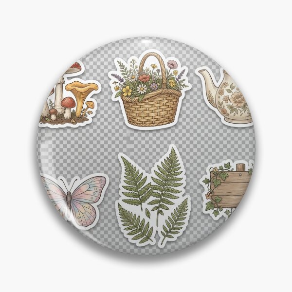 Item preview, Cozy Cottagecore Sticker Pack designed and sold by Shopichics.