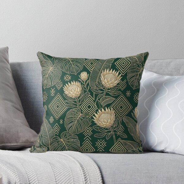 Item preview, African Botanical Luxe Pattern | Tropical Geometric Seamless Design designed and sold by BloomyBCrafts.