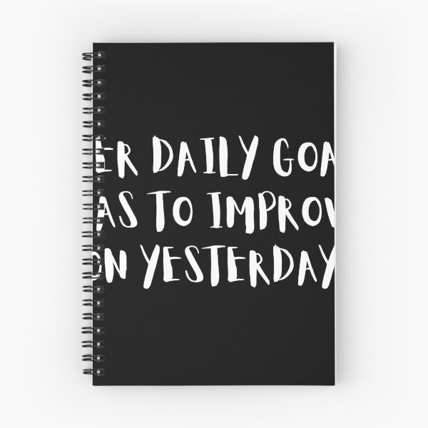 Item preview, Her Daily Goal Was to Improve on Yesterday designed and sold by ASTRAL ART LAB.