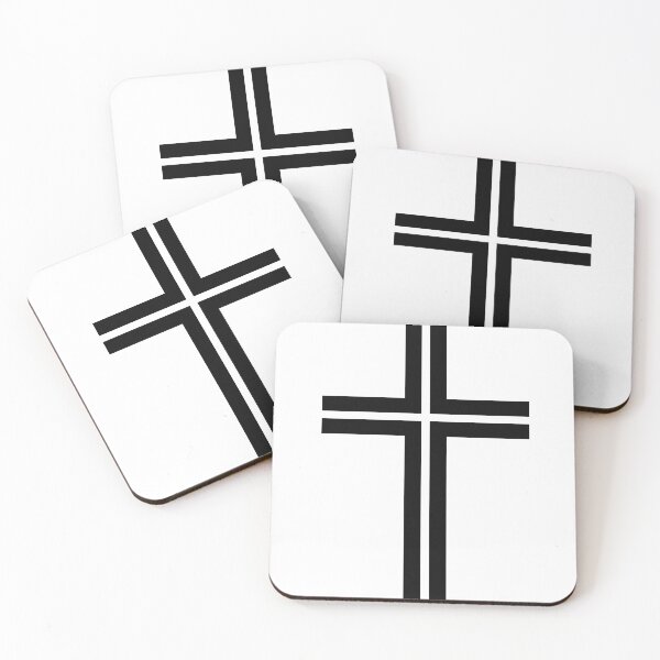 Item preview, Cross: White on Black 2 designed and sold by AG Minimal Design.