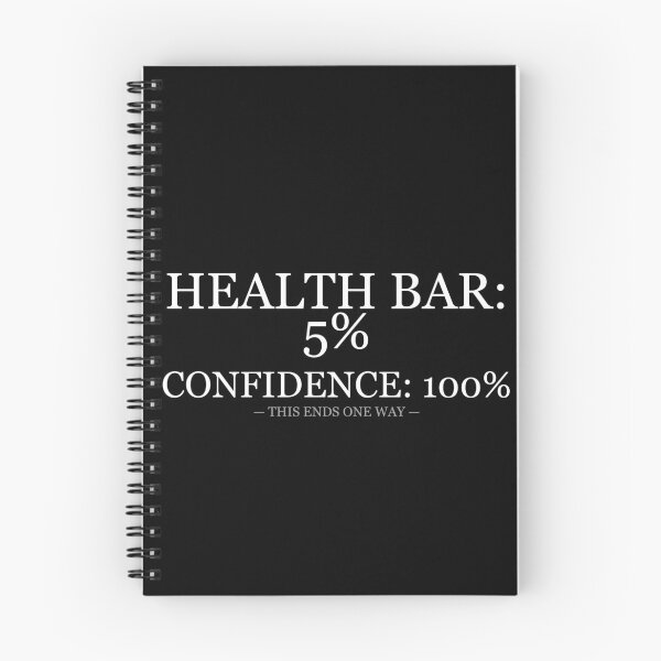 Item preview, Health Bar 5 Percent Confidence 100 Percent designed and sold by LowKesDesigns.