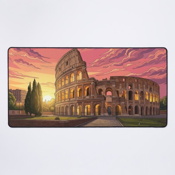 Item preview, Beautiful Anime Roman Great Colloseum Landscape designed and sold by mazyoy.