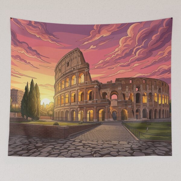 Item preview, Beautiful Anime Roman Great Colloseum Landscape designed and sold by mazyoy.