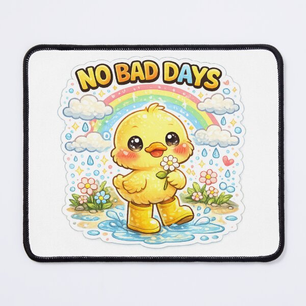 Item preview, No Bad Days Duck Sticker designed and sold by DadStickerStore.