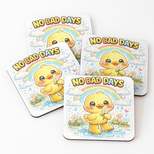 Item preview, No Bad Days Duck Sticker designed and sold by DadStickerStore.