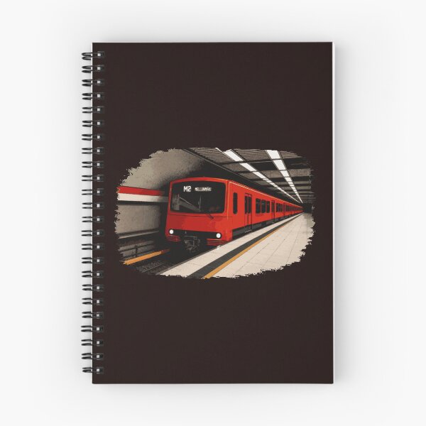 Item preview, Helsinki M100 Metro | Classic Finnish Subway Train | Railway Art designed and sold by Geokafi.