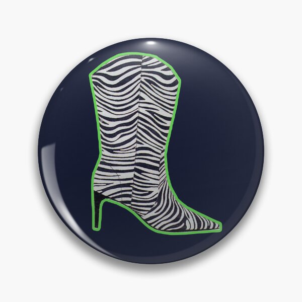 Item preview, Zebra Pattern Stilleto Boot designed and sold by Fatima Desantos.