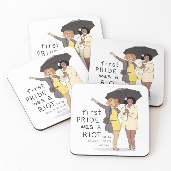 Item preview, First Pride was a riot, led by black trans women - Sylvia Rivera and Marsha P Johnson designed and sold by Chiara Filincieri.