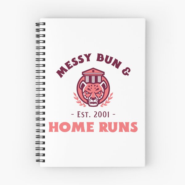 Item preview, Messy Bun & Home Runs Baseball Woman designed and sold by sunnivamla.