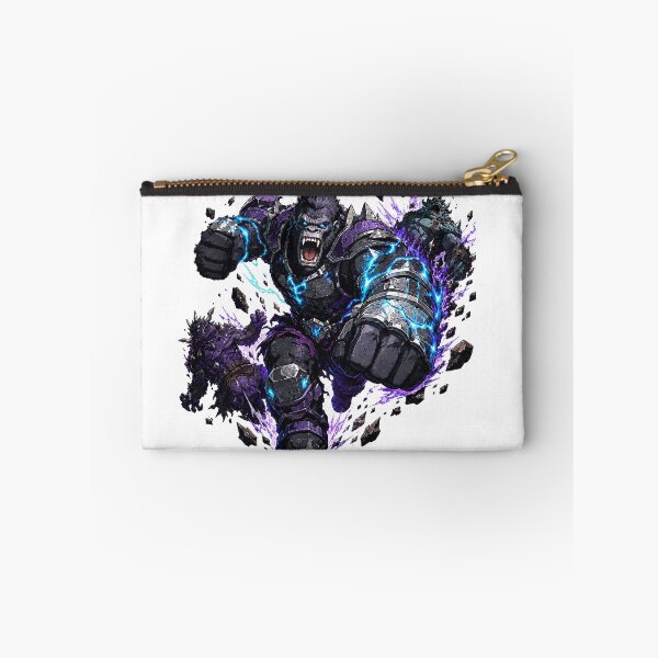 Item preview, Electric Armored Gorilla Warrior vs Crystal Monsters designed and sold by darkdesign9.