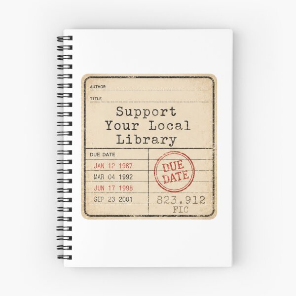 Item preview, Support Your Local Library - Vintage Card Catalog Label designed and sold by sadedream.