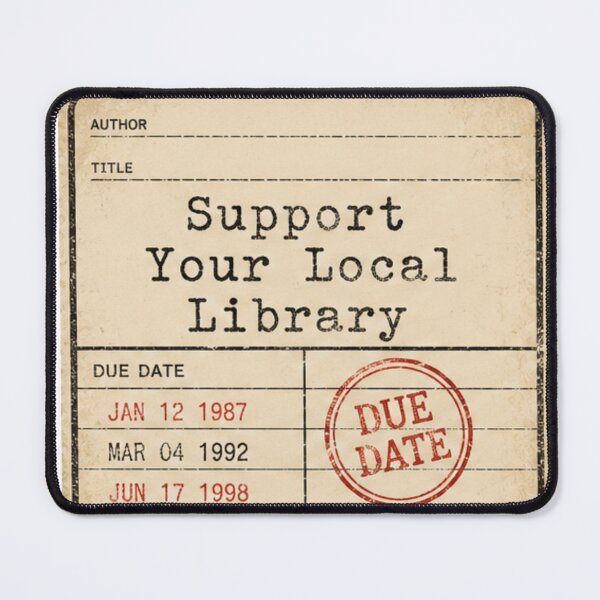 Item preview, Support Your Local Library - Vintage Card Catalog Label designed and sold by sadedream.