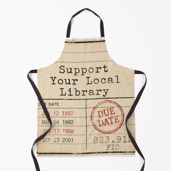 Item preview, Support Your Local Library - Vintage Card Catalog Label designed and sold by sadedream.
