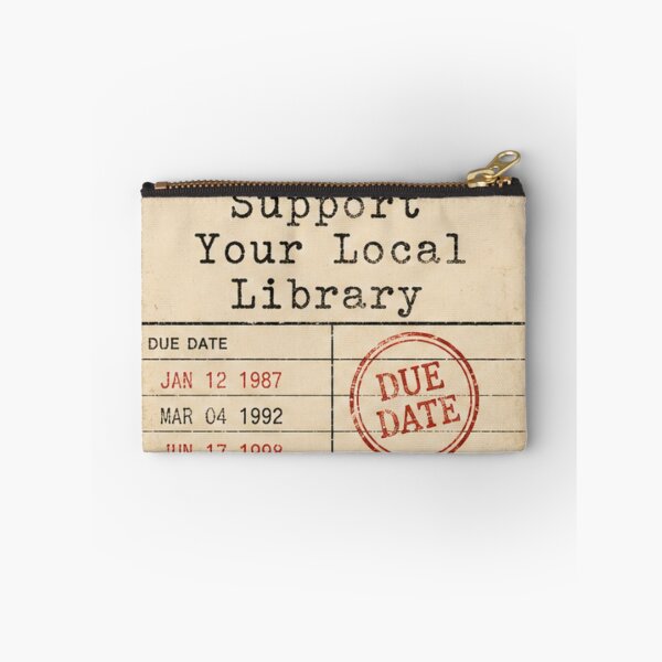 Item preview, Support Your Local Library - Vintage Card Catalog Label designed and sold by sadedream.