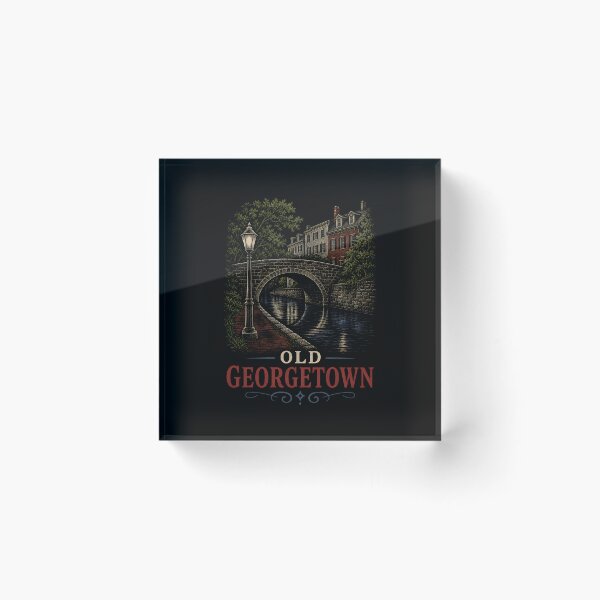 Item preview, Washington DC: Old Georgetown Canal at Night designed and sold by Fenay Designs.