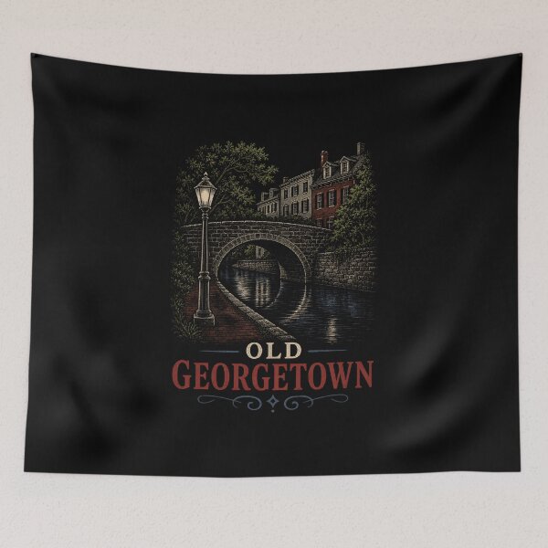 Item preview, Washington DC: Old Georgetown Canal at Night designed and sold by Fenay Designs.