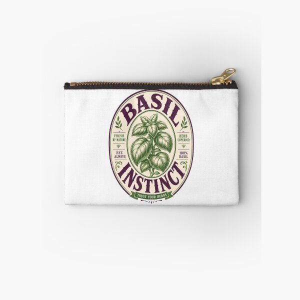 Item preview, Basil Instinct Vintage Herb Cook Gardener Design designed and sold by AntiqueImages.