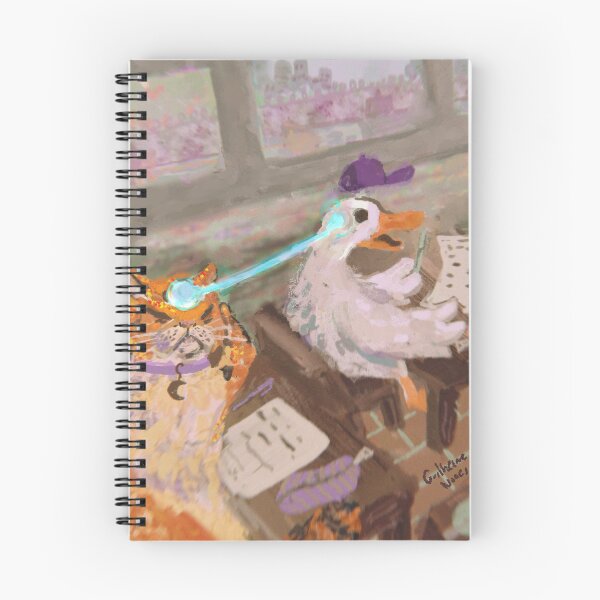 Item preview, The cat tries to use telepathy to cheat on the test, but the duck didnt study either. designed and sold by guilhernunes.