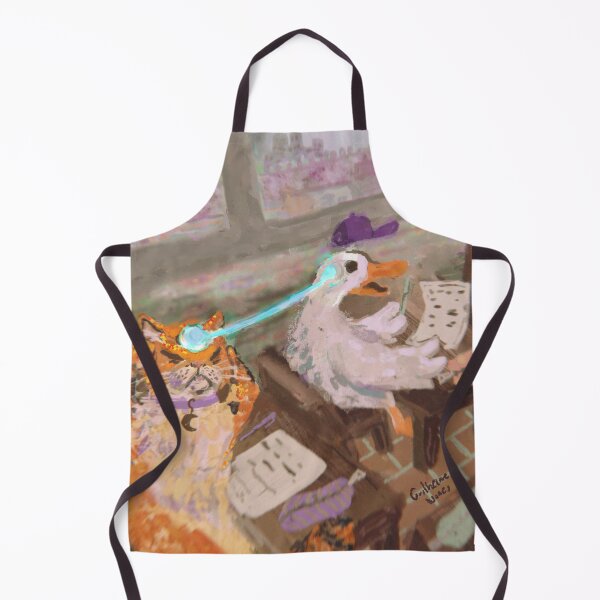 Item preview, The cat tries to use telepathy to cheat on the test, but the duck didnt study either. designed and sold by guilhernunes.