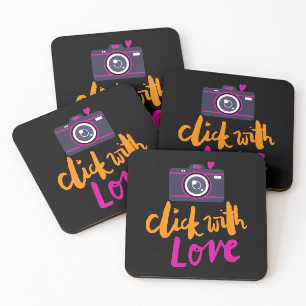 Item preview, Click With Love Cute Romantic Photography Camera Lover Gift designed and sold by ShetuAhsan.