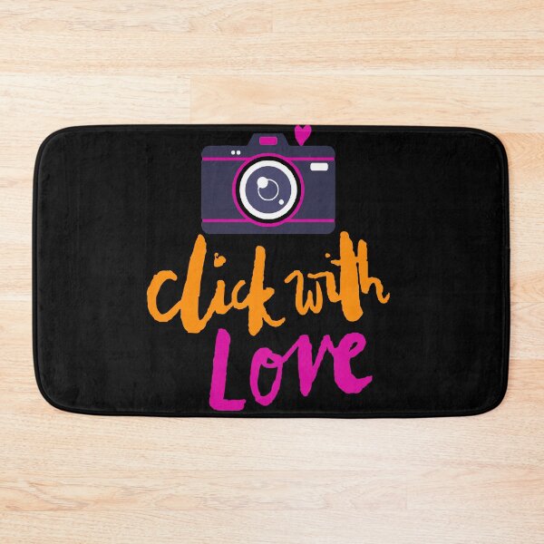 Item preview, Click With Love Cute Romantic Photography Camera Lover Gift designed and sold by ShetuAhsan.