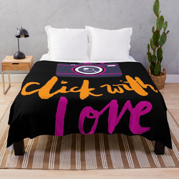 Item preview, Click With Love Cute Romantic Photography Camera Lover Gift designed and sold by ShetuAhsan.