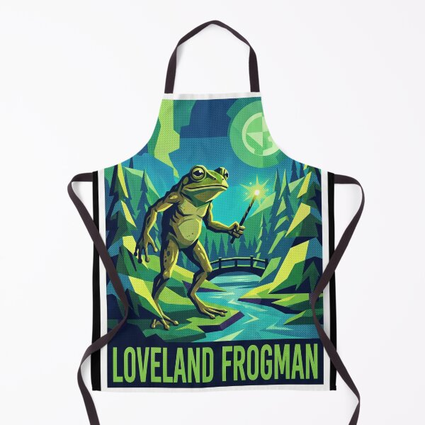 Artikelvorschau, Loveland Froschmann Ohio Kryptiden Pop-Art-Poster entworfen und verkauft von redsharkuk.