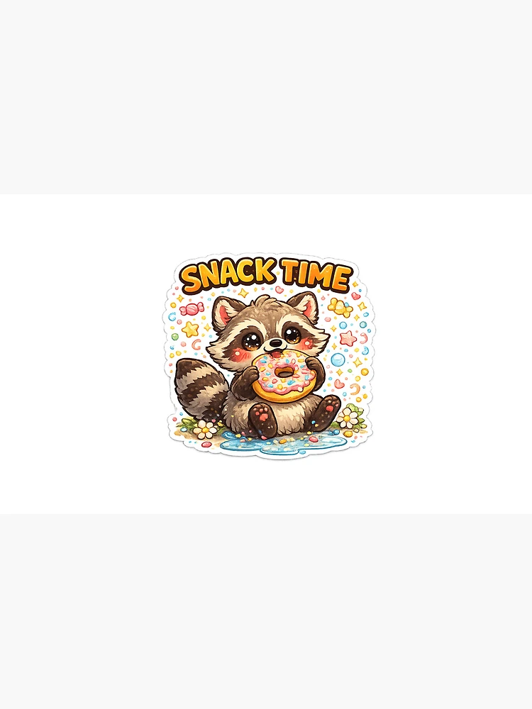 Thumbnail 6 of 6, Coffee Mug, Snack Time Raccoon Sticker designed and sold by DadStickerStore.