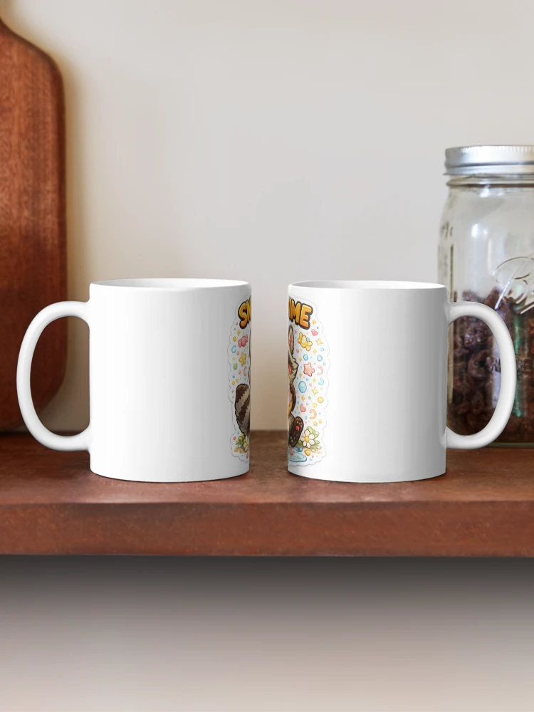 Thumbnail 2 of 6, Coffee Mug, Snack Time Raccoon Sticker designed and sold by DadStickerStore.