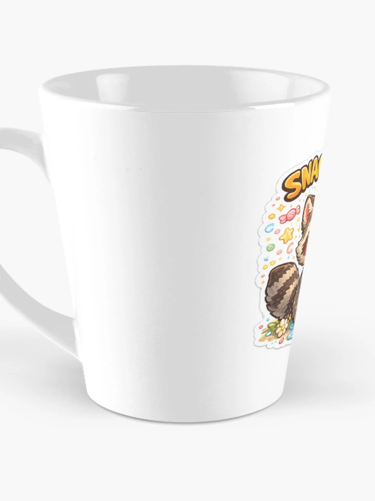 Thumbnail 3 of 4, Coffee Mug, Snack Time Raccoon Sticker designed and sold by DadStickerStore.