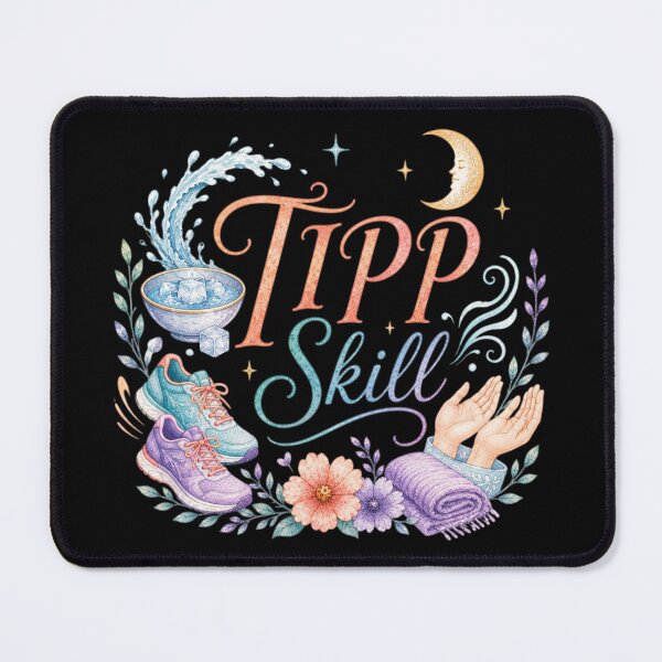 Item preview, TIPP Skill DBT Distress Tolerance Mental Health Sticker designed and sold by ArcanePrintsxo.
