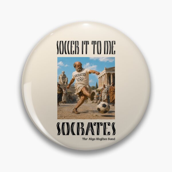 Item preview, Soccer It To Me, Socrates designed and sold by EyeMagined.