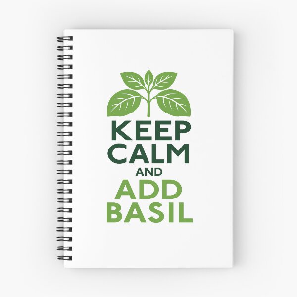Item preview, Keep Calm And Add Basil Herb Lover Cook designed and sold by AntiqueImages.