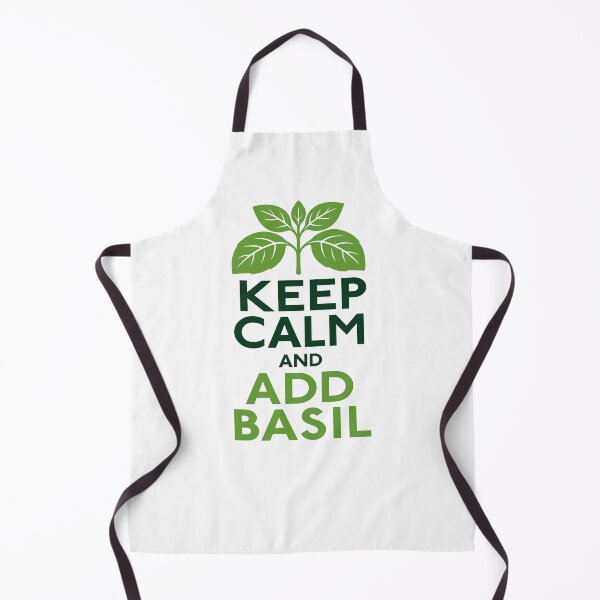 Item preview, Keep Calm And Add Basil Herb Lover Cook designed and sold by AntiqueImages.