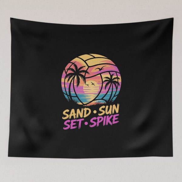 Item preview, Tropical Sunset Volleyball  designed and sold by jkrphoto.