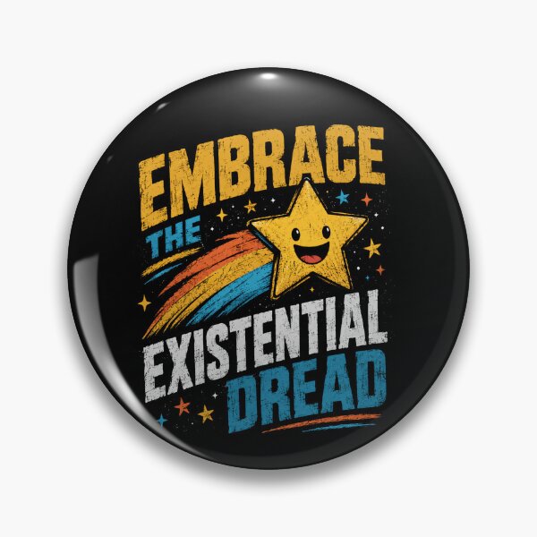 Item preview, Embrace The Existential Dread Philosophical Humor Mental Health Anxiety Overthinking designed and sold by SkeletonsDanger.
