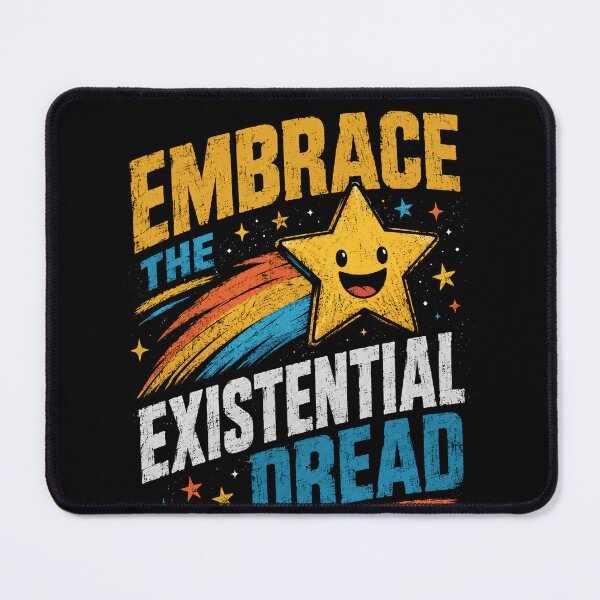 Item preview, Embrace The Existential Dread Philosophical Humor Mental Health Anxiety Overthinking designed and sold by SkeletonsDanger.